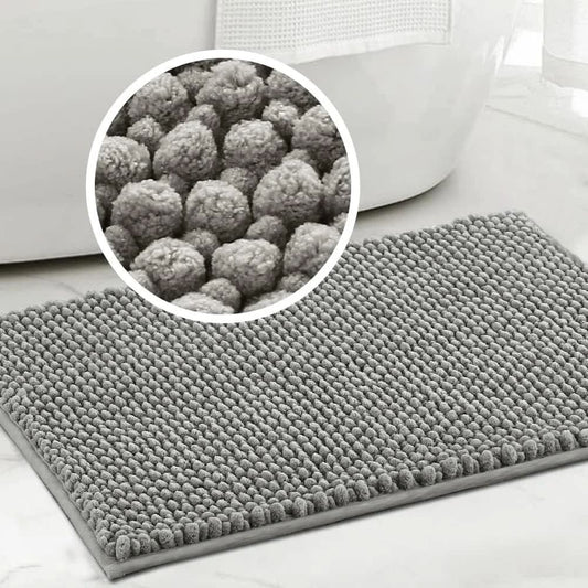Comfort Fabric Bath Mat - Microfiber Bath Mat For Comfort & Safety