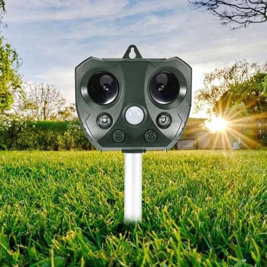 ÖkoSonic Wächter – Ultraschall Tierabwehr für Garten & Außenbereich