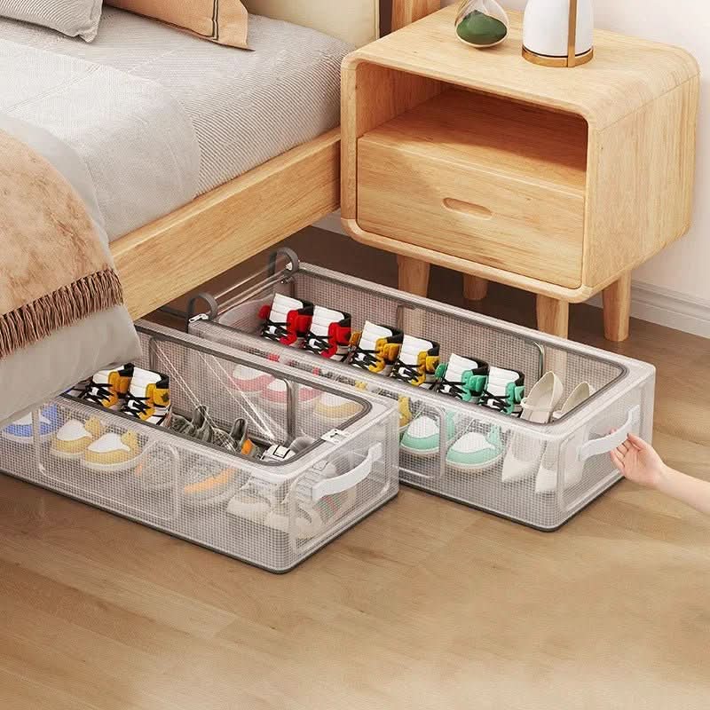 Unpack Clearbox – Stackable Shoe Box With Viewing Window, Ventilation & Waterproof Protection