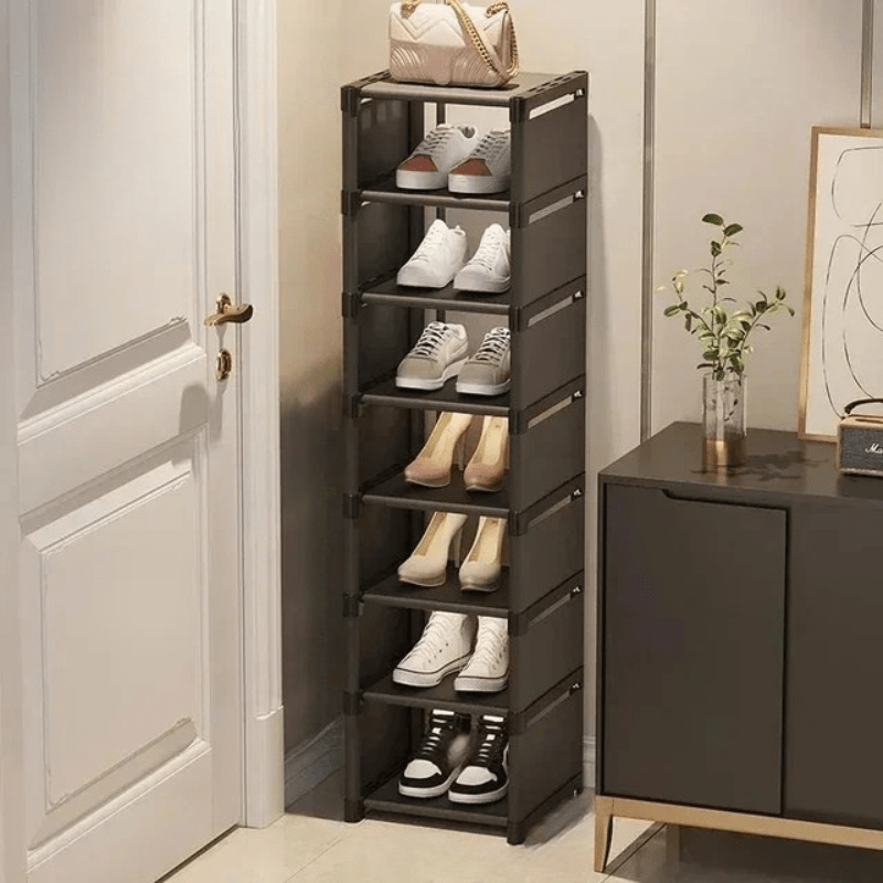 Shoe Corner Shelf – Stackable Shoe Rack for Corners – Space-Saving Organization with Style