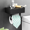 STAHLDELUXE Toilet Holder – Stainless Steel Toilet Paper Holder with Waterproof Storage Compartment for Mobile Phone & Toiletries
