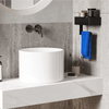 STAHLDELUXE Toilet Holder – Stainless Steel Toilet Paper Holder with Waterproof Storage Compartment for Mobile Phone & Toiletries