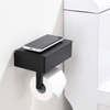 STAHLDELUXE Toilet Holder – Stainless Steel Toilet Paper Holder with Waterproof Storage Compartment for Mobile Phone & Toiletries