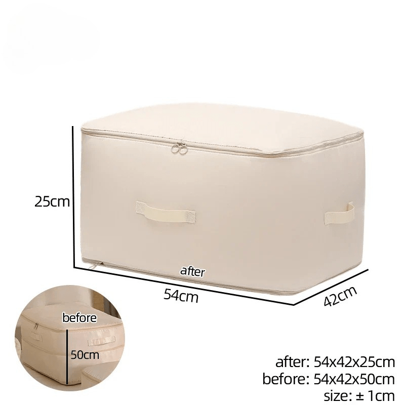 Compact Storage Bag – Compression Bag for Clothes & Duvets with Zipper & Carry Handle