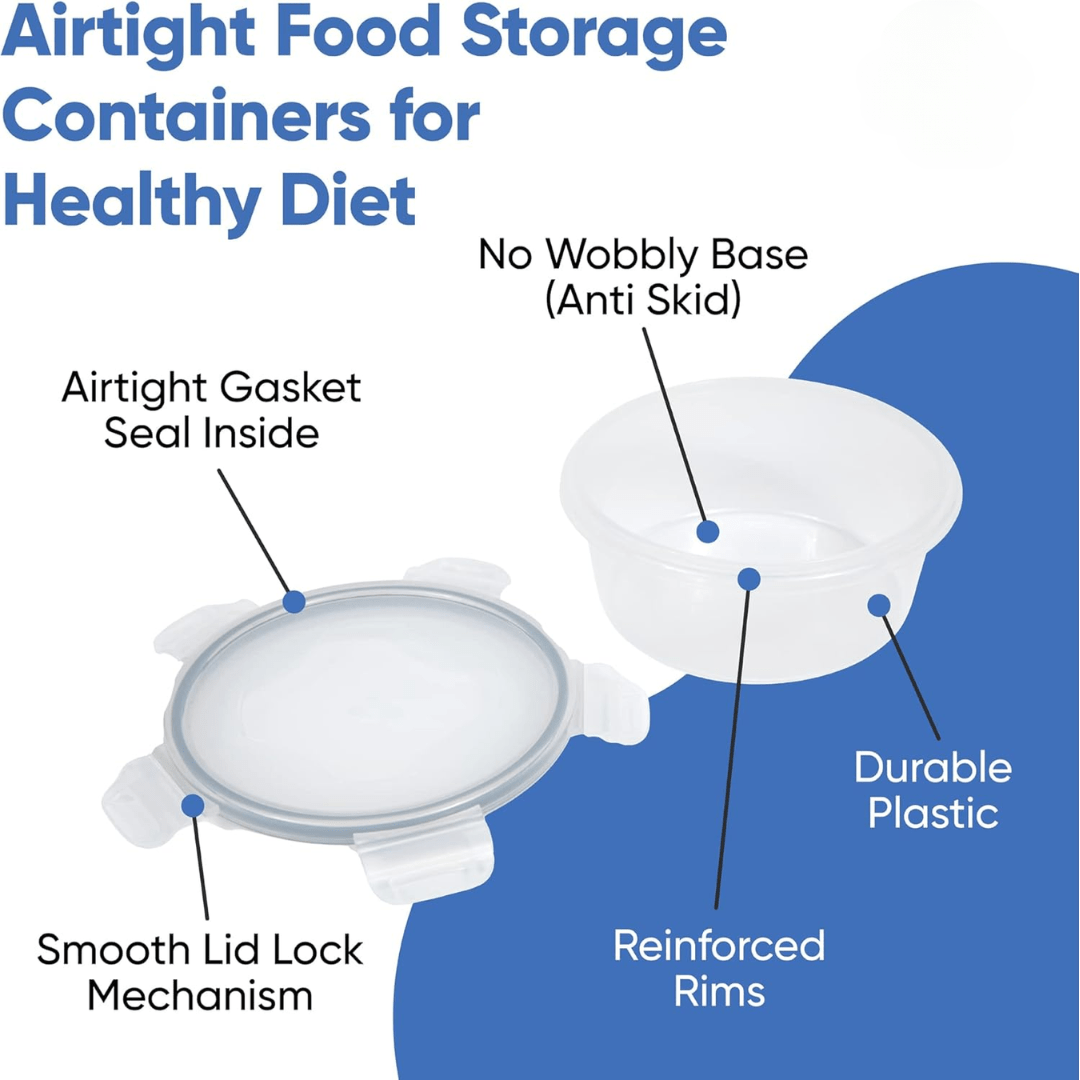 Luxuriöses 16-teiliges Aufbewahrungsboxen-Set – BPA-frei, luftdicht & stapelbar