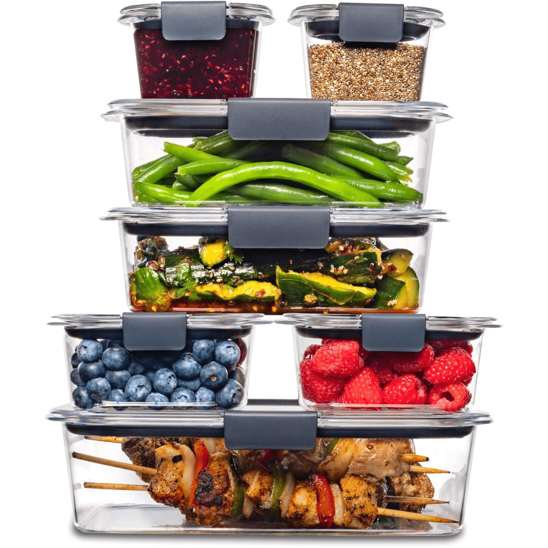 BPA-Free Meal Prep Container Set – 7 Stackable Food Storage Boxes for Freshness & Organization