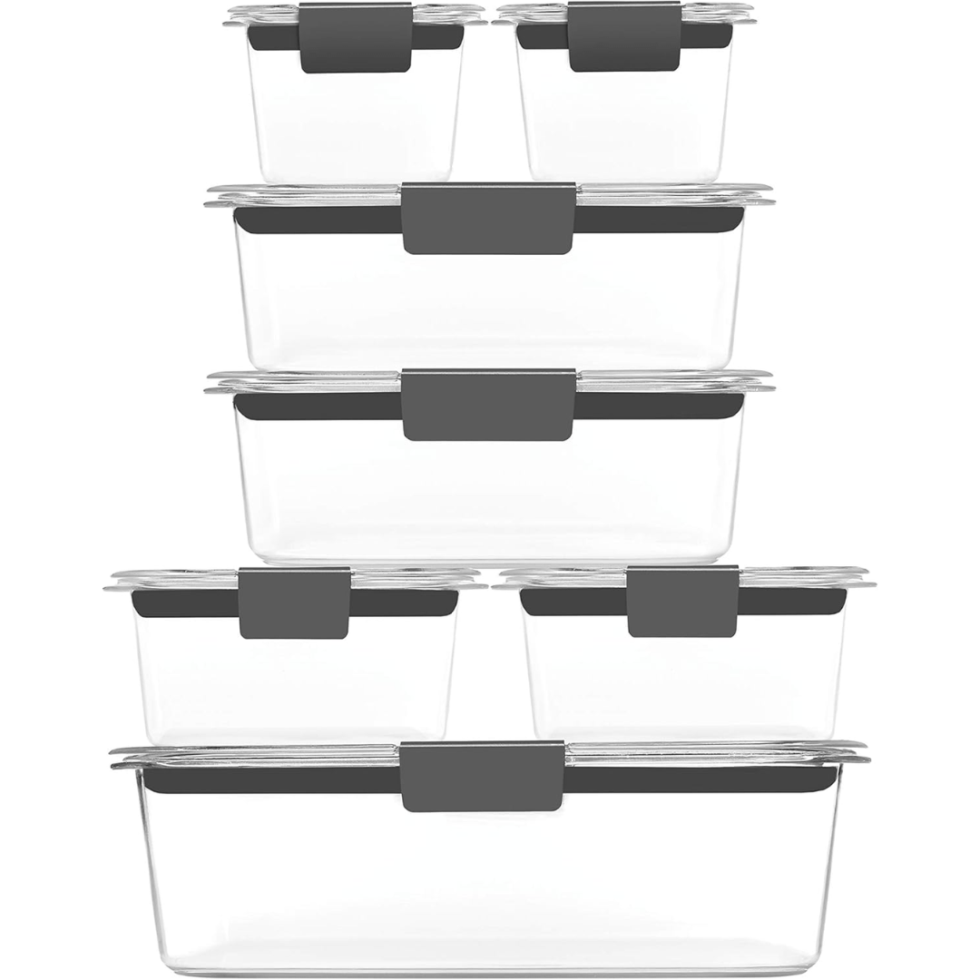 BPA-Free Meal Prep Container Set – 7 Stackable Food Storage Boxes for Freshness & Organization