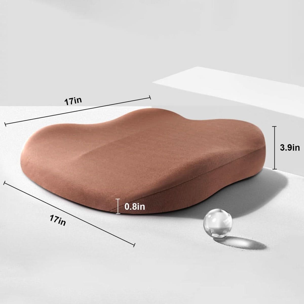 DRIVEUP – Ergonomic Car Seat Cushion for Better View and Comfort