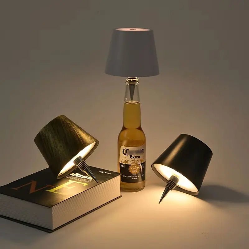 VINOBRIGHT – Dimmbare LED-Tischleuchte mit 3 Farbmodi und USB-Aufladung 2