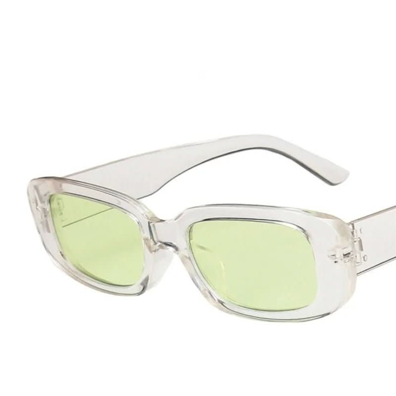 Old-fashioned Shade - Retro-style Rectangular Women's Sunglasses with UV400 Protection