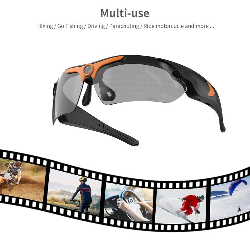 VISIONCAM – Stylische Brille mit integrierter Kamera für freihändige Aufnahmen 4