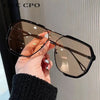Sun Fashion Vision - Stylish Oversized Sunglasses with UV400 & Fashion Factor