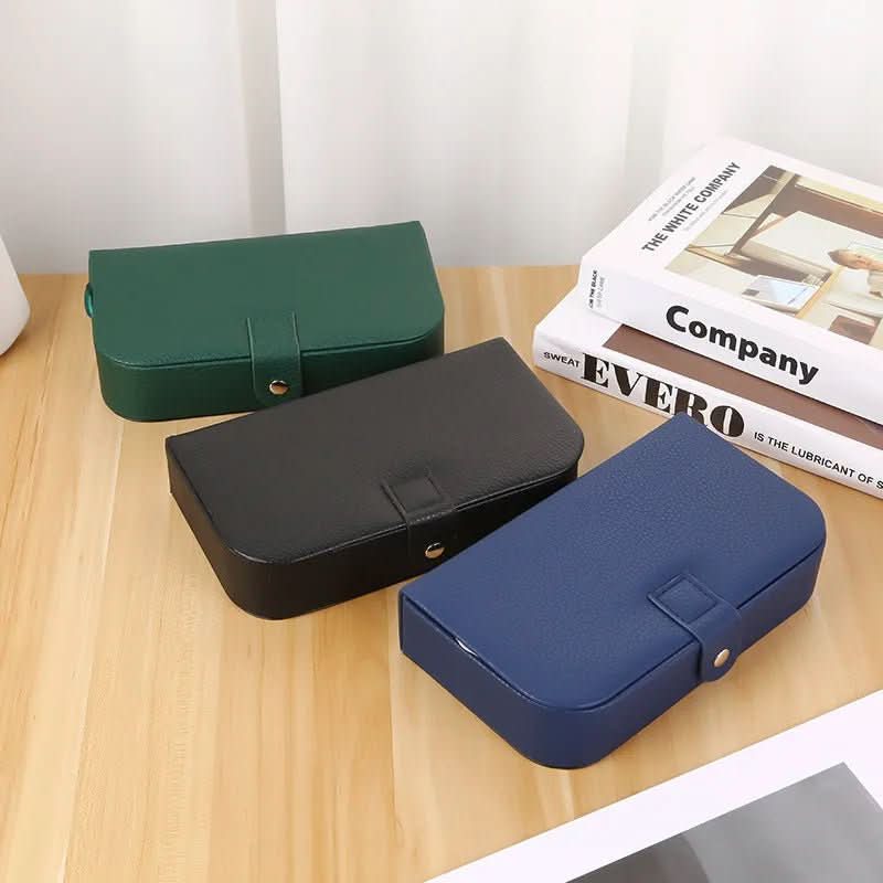 AuriCase – Mini Jewelry Box Made of Velour for Travel & Storage