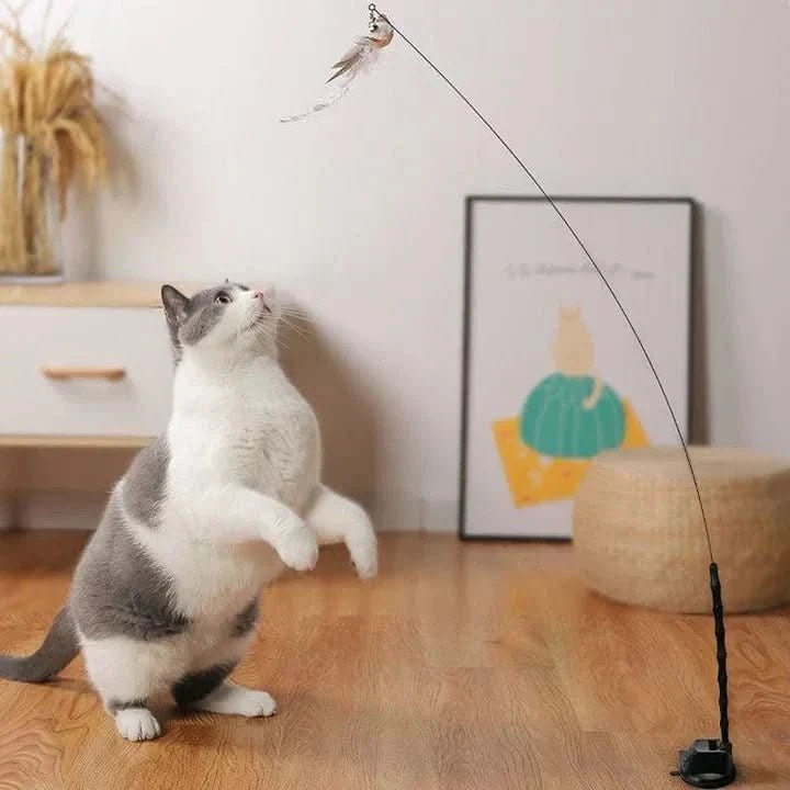 Flapping Friend – Interactive Cat Toy With Flapping Wings For Natural Hunting Fun