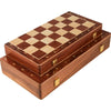 WALNORIS – Premium-Schachset aus Holz mit klassischem, klappbarem Walnussholzbrett 7