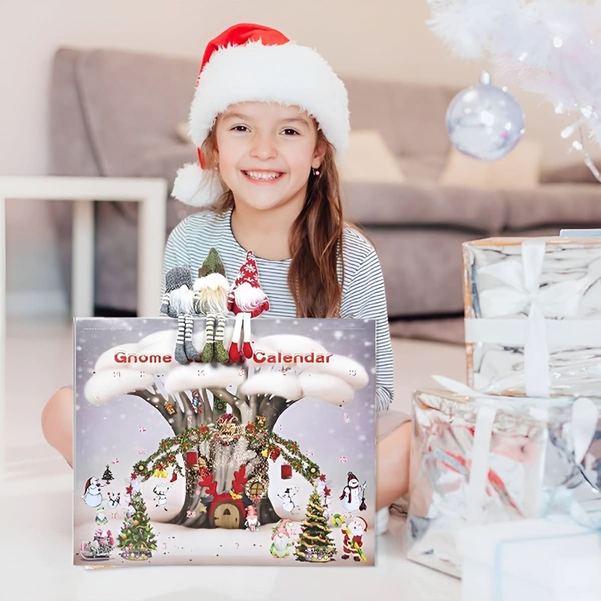 GNOMARIA 2025 – Handmade Plush Gnome Advent Calendar for Festive Christmas Joy