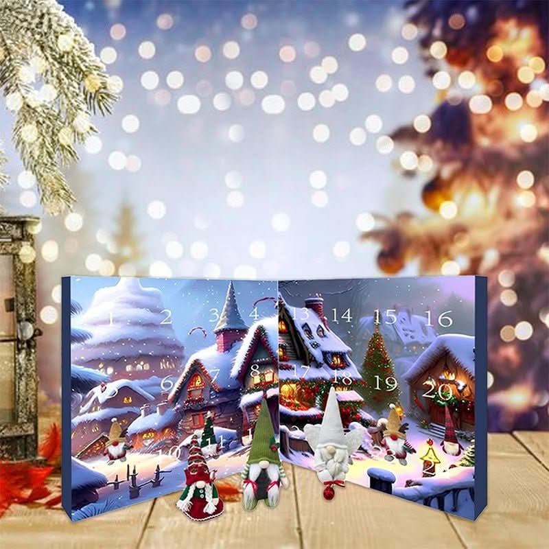 GNOMARIA 2025 – Handmade Plush Gnome Advent Calendar for Festive Christmas Joy