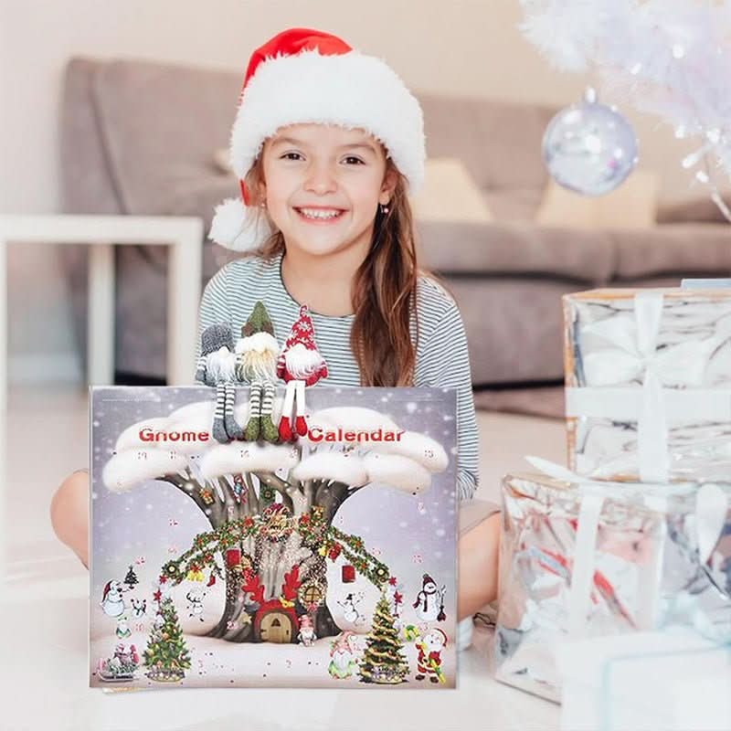 GNOMARIA 2025 – Handmade Plush Gnome Advent Calendar for Festive Christmas Joy