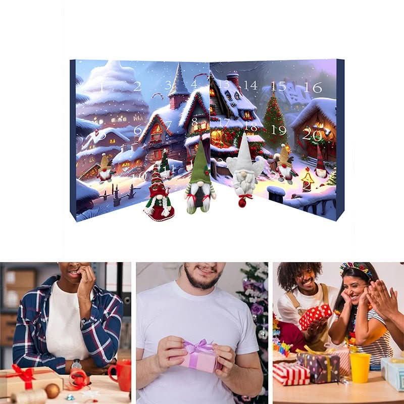 GNOMARIA 2025 – Handmade Plush Gnome Advent Calendar for Festive Christmas Joy