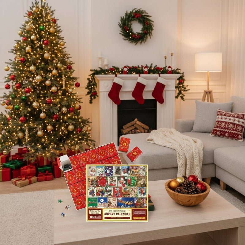 WONDERPIECE – 1000-teiliger Adventskalender für Weihnachts-Countdown-Spaß 0