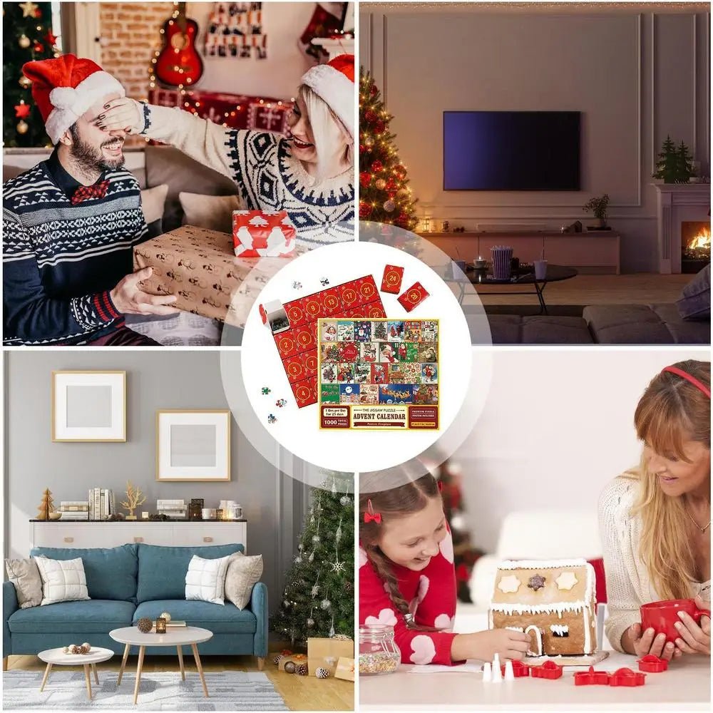 WONDERPIECE – 1000-teiliger Adventskalender für Weihnachts-Countdown-Spaß 7