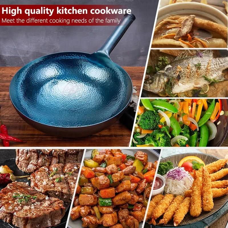WokHandwerk – Traditional Iron Wok, Uncoated & Durable