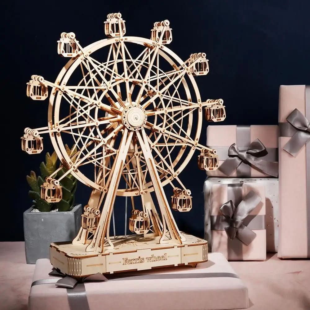 Wheel Art - 3D Wooden Ferris Wheel DIY for Kids & Adults