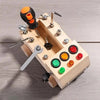 Montessori Activity Board - Learning Toy for Promoting Motor Skills & Logical Thinking