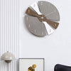 ZAVARA Fragmented Timepieces Wall Clock Modern Wood Design Precise Timekeeping