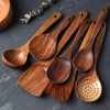 TeakWare - 7-Piece Sustainable Kitchen Utensil Set