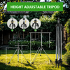 Adjustable Rotating Sprinkler – 360° Stainless Steel Tripod