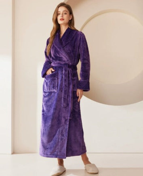 Luxora Bathrobe - Fluffy Women's Bathrobe for Ultimate Comfort