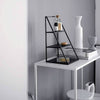VESTRAE Black Upright Stack Organizer Modern Storage Solution Made of Metal