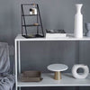 VESTRAE Black Upright Stack Organizer Modern Storage Solution Made of Metal