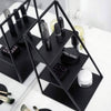 VESTRAE Black Upright Stack Organizer Modern Storage Solution Made of Metal