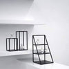 VESTRAE Black Upright Stack Organizer Modern Storage Solution Made of Metal