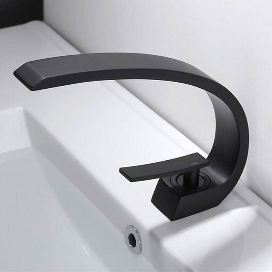 MIORA Modern Single-Handle Deck-Mounted Faucet with Hot and Cold Water Function