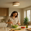 CIELWOOD – Minimalist Wooden LED Ceiling Light for a Warm Ambiance