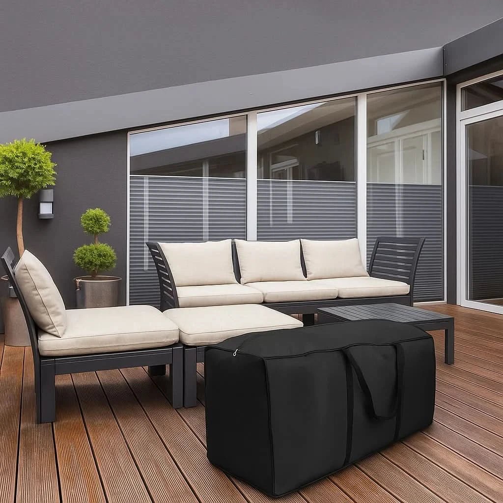 Outdoor Furniture Storage Bag – Waterproof 210D Oxford Fabric Storage Bag for Garden Furniture