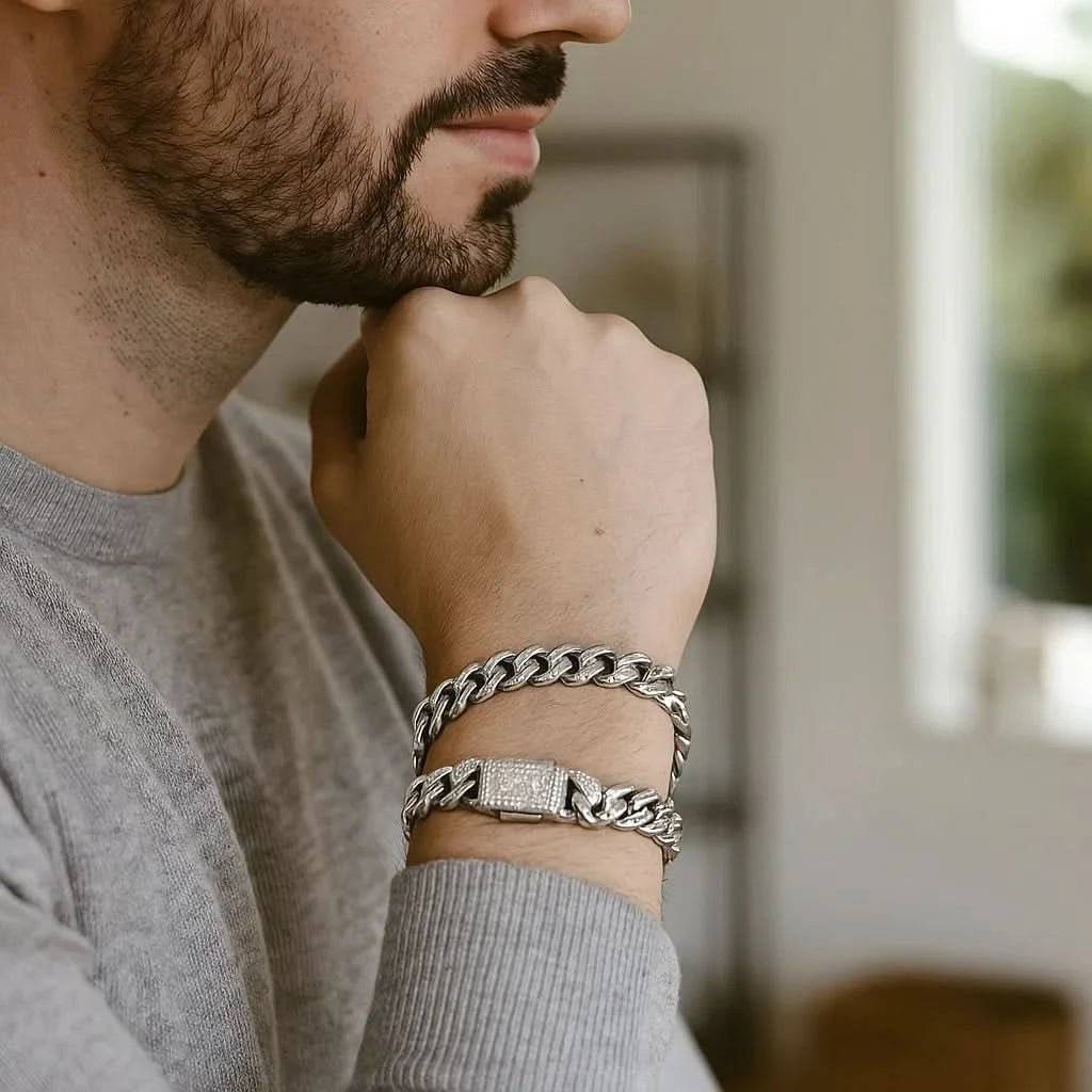 BARRENBAND – Solid, 18K Gold Plated Cuban Link Bracelet
