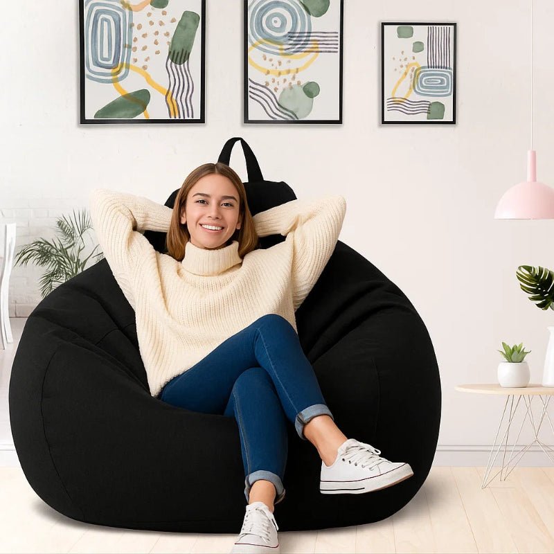 CasaLino – Luxurious Linen Bean Bag With Filling