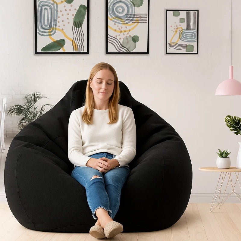 CasaLino – Luxurious Linen Bean Bag With Filling