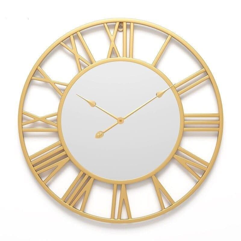 RAVENELLE Wall Clock Open Dial Roman Numerals Modern Design Elegant Clock For Living Area