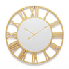 RAVENELLE Wall Clock Open Dial Roman Numerals Modern Design Elegant Clock For Living Area