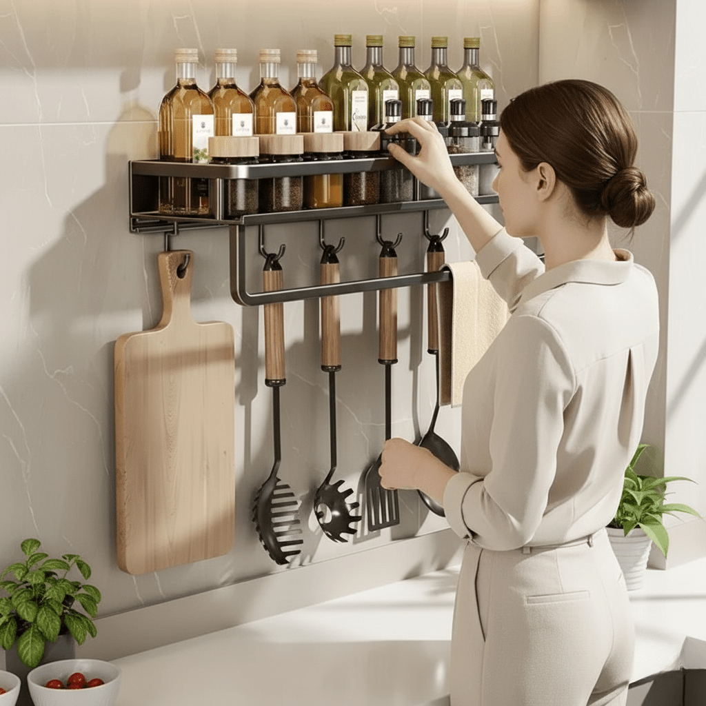 CULINA – Stylish Wall Shelf For Kitchen & Dining Area