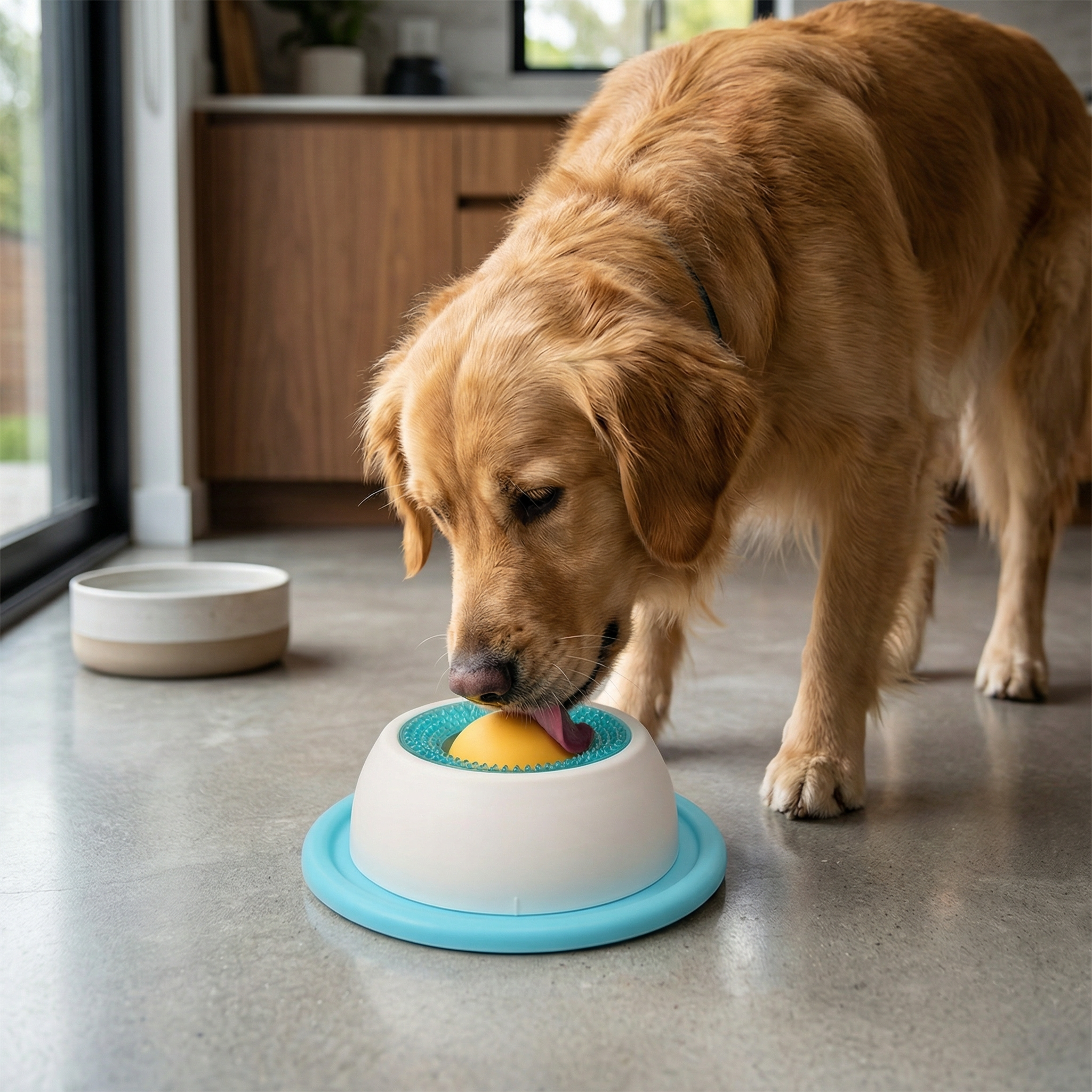 Interaktiver Leckspielzeug-Snackteller – Slow Feeder für Hunde