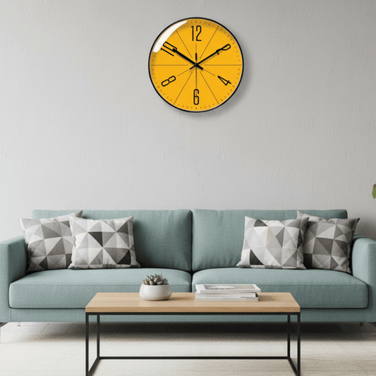 Minutum – Minimalist Scandinavian Style Wall Clock with Silent Quartz Movement