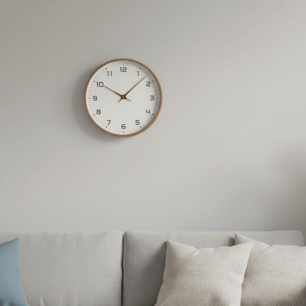 Nordic Wood – Stylish Wooden Wall Clock For Modern Living