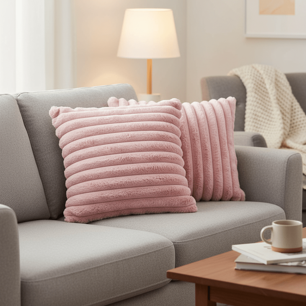 VeluraSoft – Ultra-Soft Plush Decorative Pillow Cover