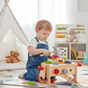 Wooden Craft Kids Tool Box - Wooden Tool Box Creative Play Motor Skills From 6 Months